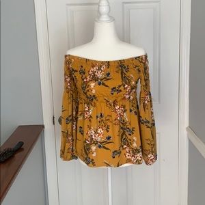 Floral Off the Shoulder Top